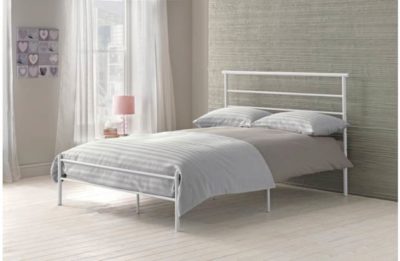 HOME Avalon Single Bed Frame - White.